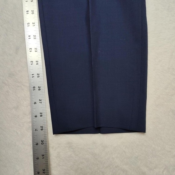 Ted Baker Pants Mens 37x30 Blue Wool Dress Flat Front Suit Trousers TB30335 - Picture 11 of 14